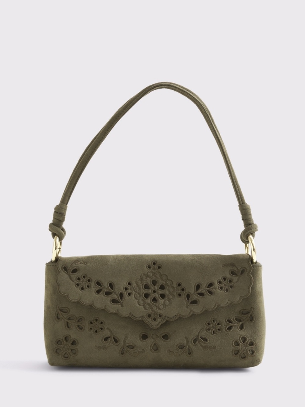 Abercrombie Cutwork Shoulder Bag | Ivy Green